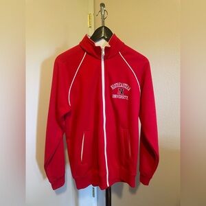 Red Northeastern University Sz S Zip-Up Jacket
